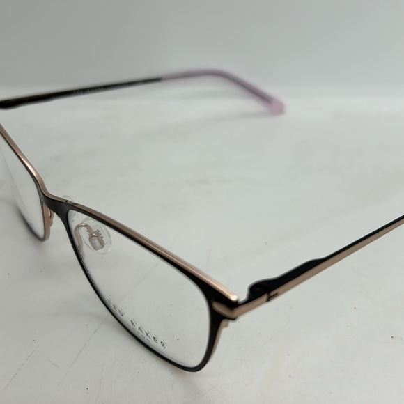Tura Women’s Ted Baker B239 Eyeglasses Frames Brown/Rose Gold NWT main image 6